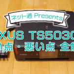 【良い点・悪い点 全解説】PIXUS TS5030Sの口コミ＆詳細レビュー
